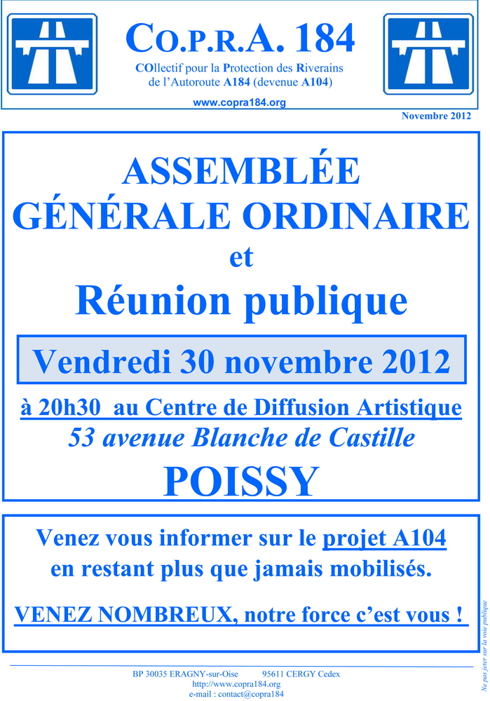 Affiche AGO COPRA 2012 Affiche AGO COPRA 2012