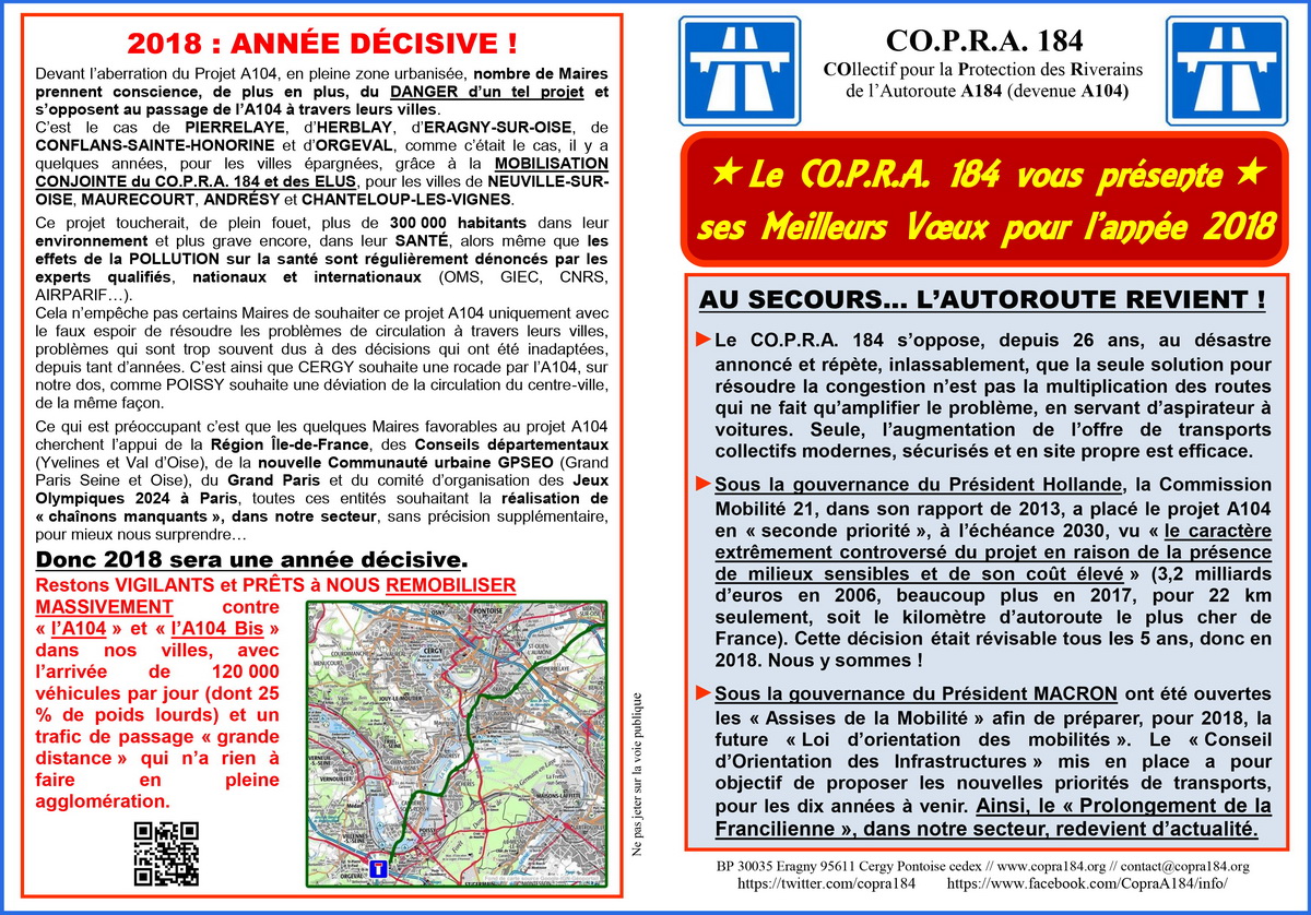 Carte de Voeux 2018 du CO.P.R.A. 184