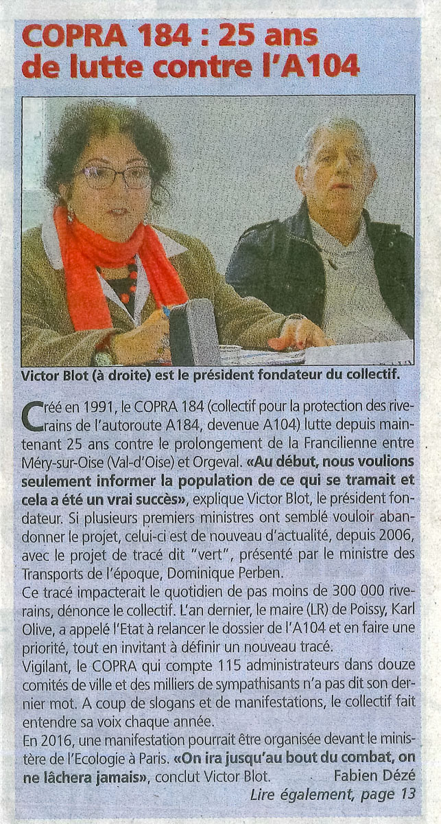 Le Courrier des Yvelines du 10 février 2016