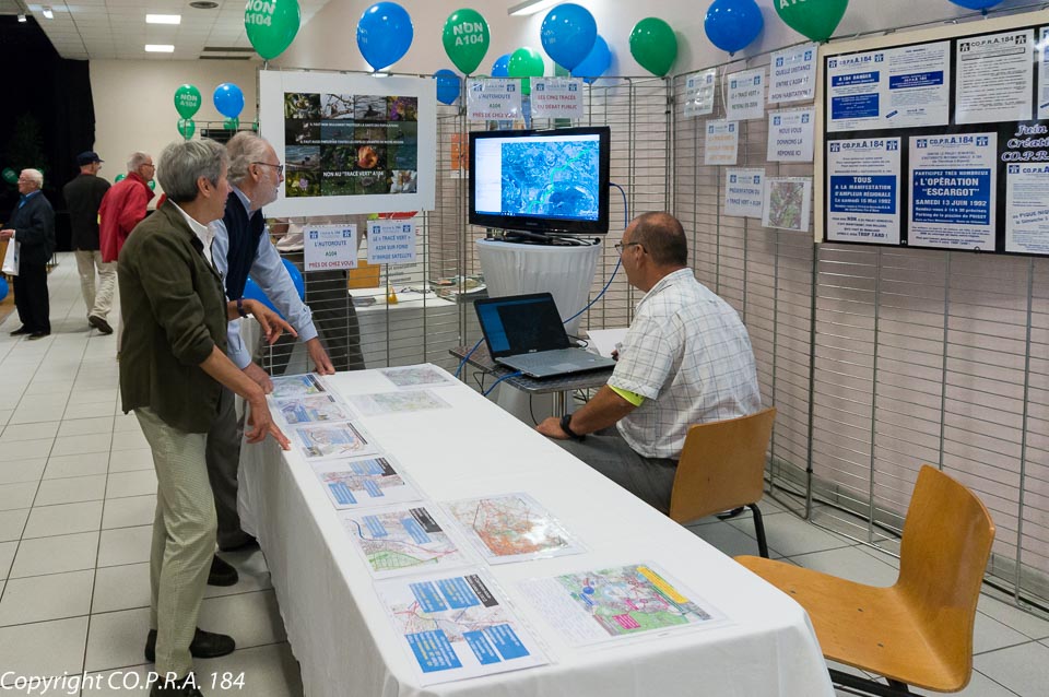 Stand Positionnement du Tracé vert A104