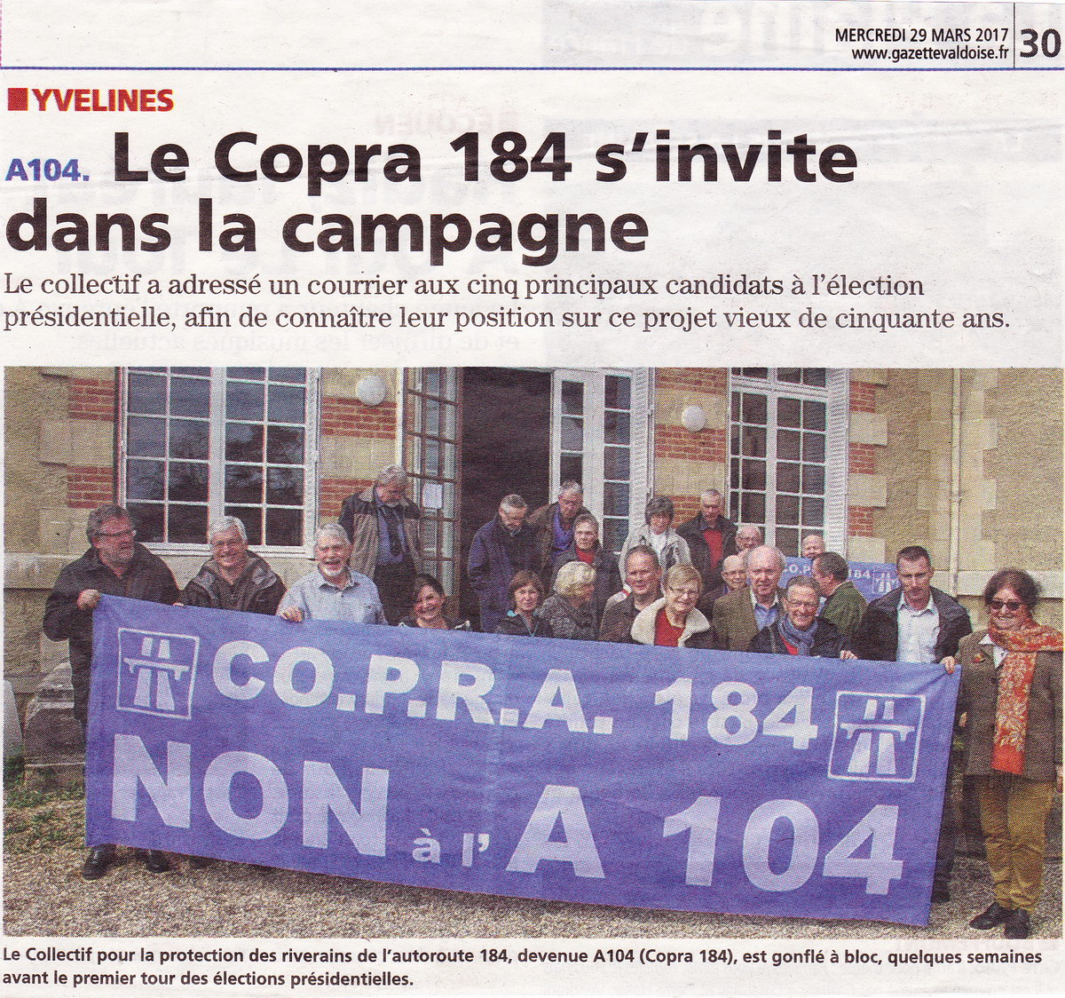 Photo de groupe La Gazette du Val d'oise mercredi 29 mars 2017