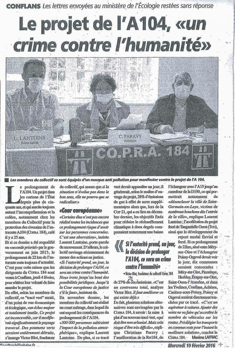 La Gazette du Val d'Oise du 10 février 2016