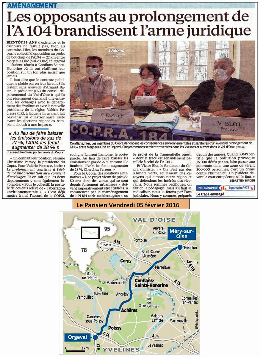 Le Parisien du 05 février 2016