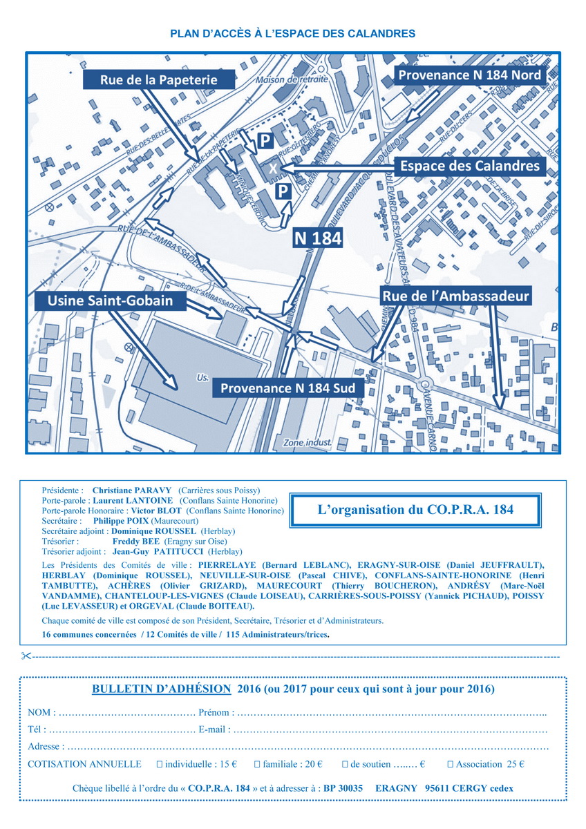 Lettre d'Information CO.P.R.A. 184 n°35 - Recto Lettre d'Information CO.P.R.A. 184 n°35 - Verso