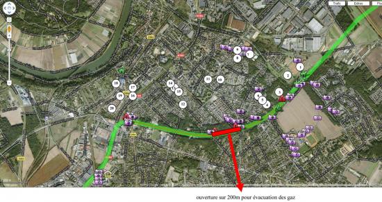 Site Eragny Carte des équipements publics de la ville d'Eragny-sur-Oise