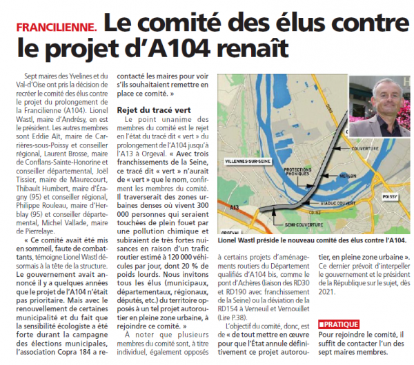 courrier des Yvelines 23/12/2020